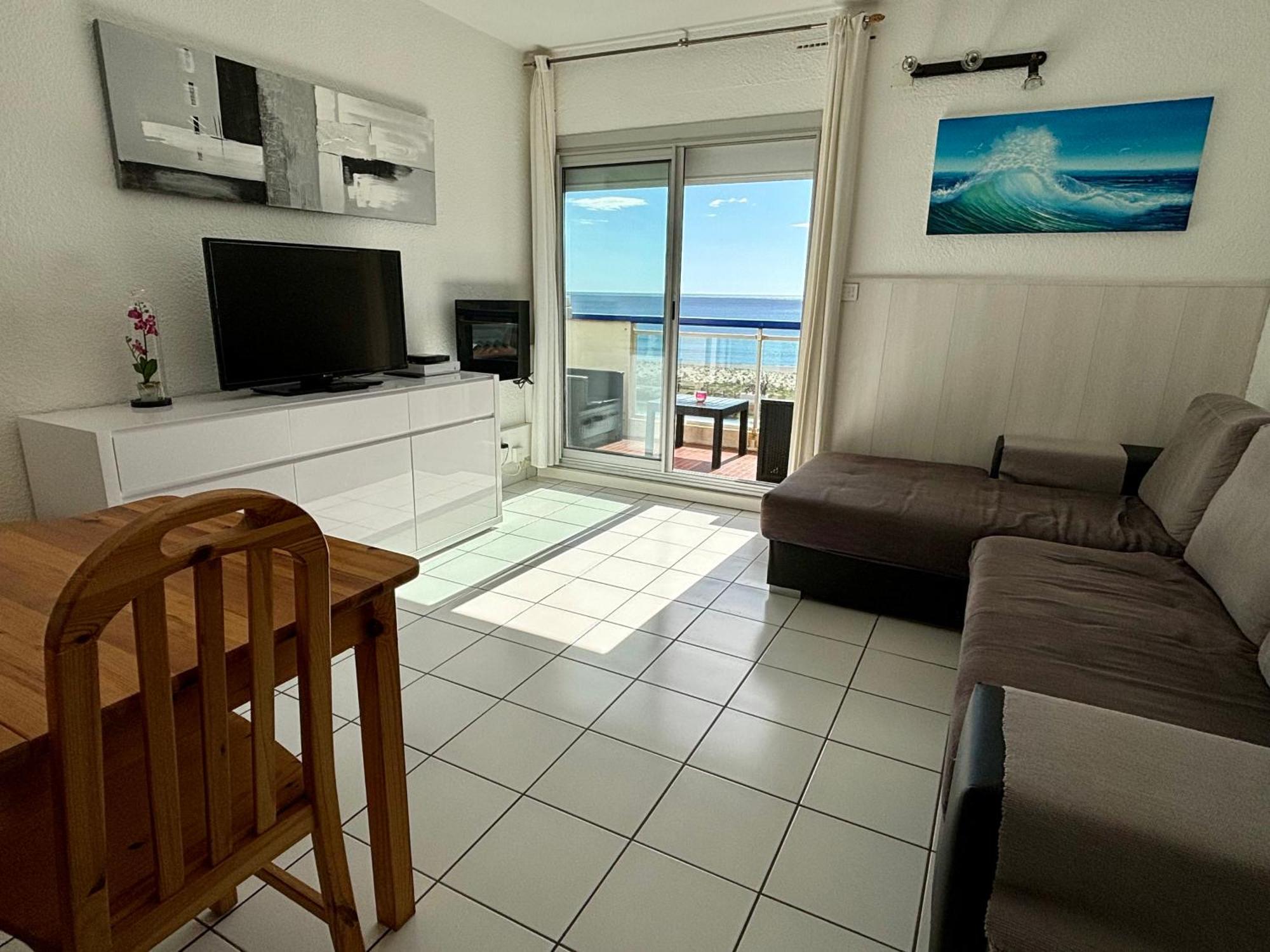 *Au Lydia* Appartement Vue Sur Mer, Avec Piscine. Le Barcares Bagian luar foto